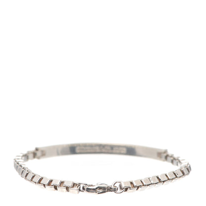 Tiffany Sterling Silver Venetian Link ID Bracelet 3 of 6