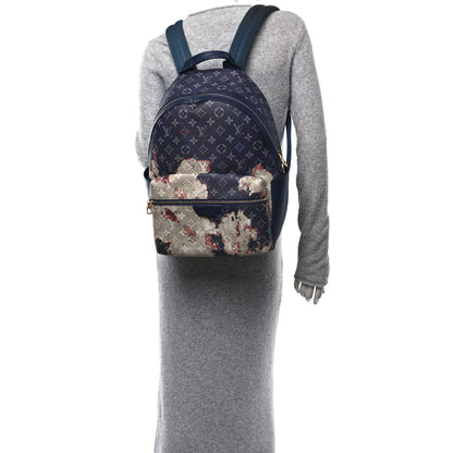 Louis Vuitton Monogram Bleach Discovery Backpack PM Ink Blue 2 of 12
