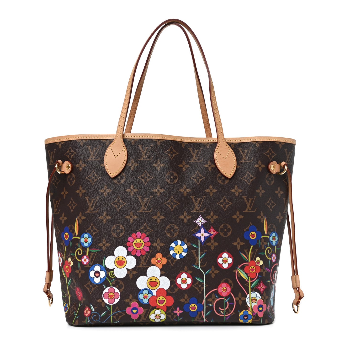 LV X TM Monogram Flowers Neverfull MM