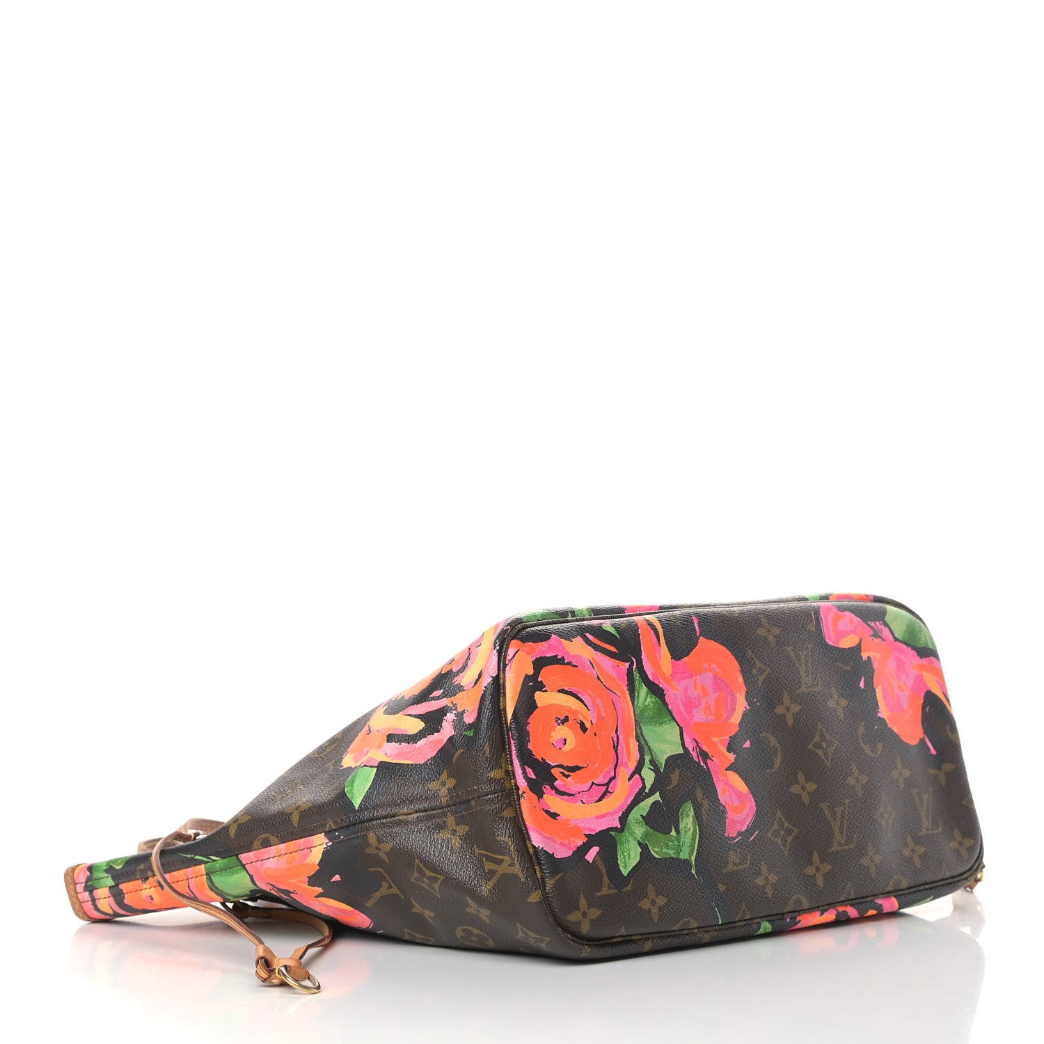 Louis Vuitton Monogram Roses Neverfull MM 3 of 10