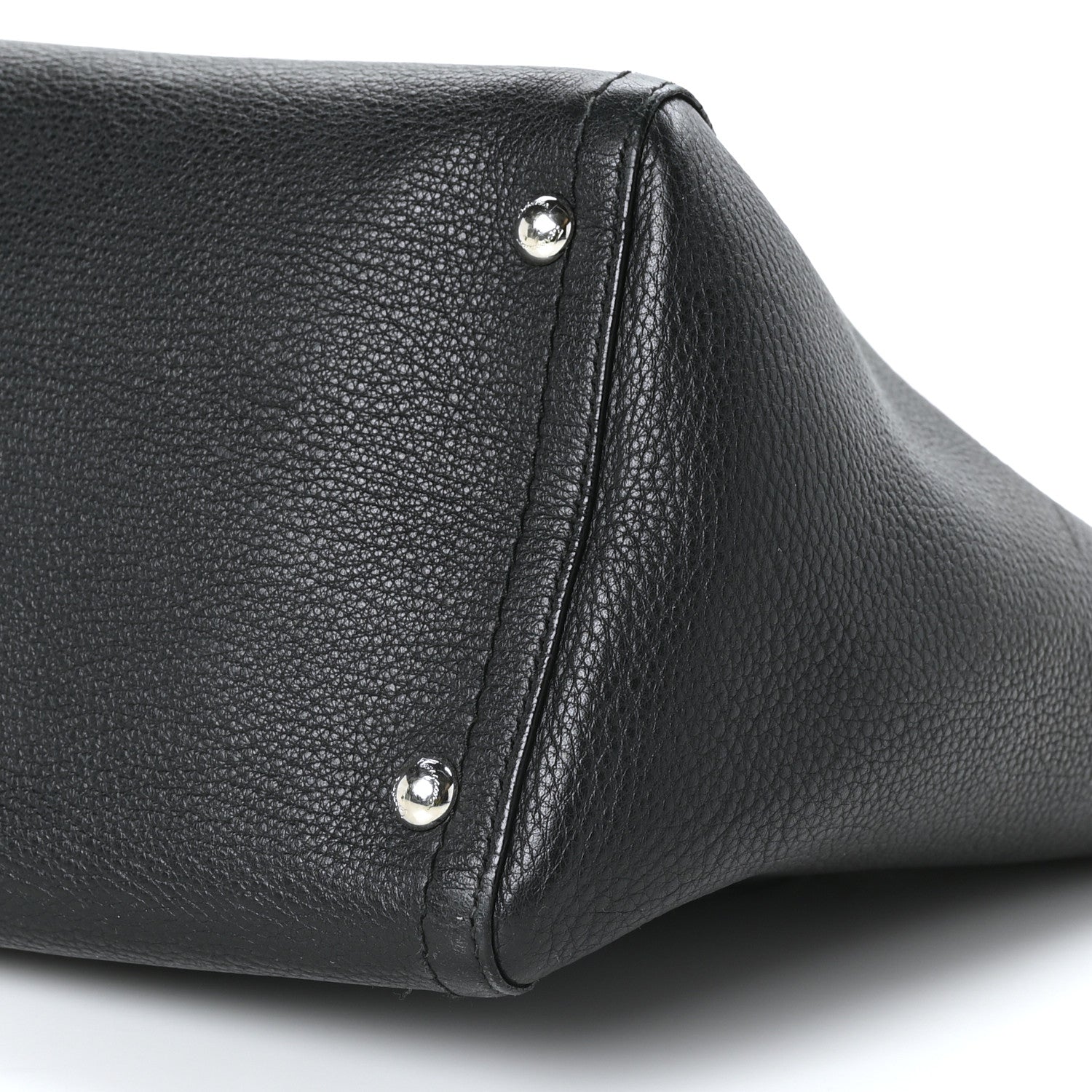 Salvatore Ferragamo Calfskin Medium Verve Double Zip Tote Black 7 of 7