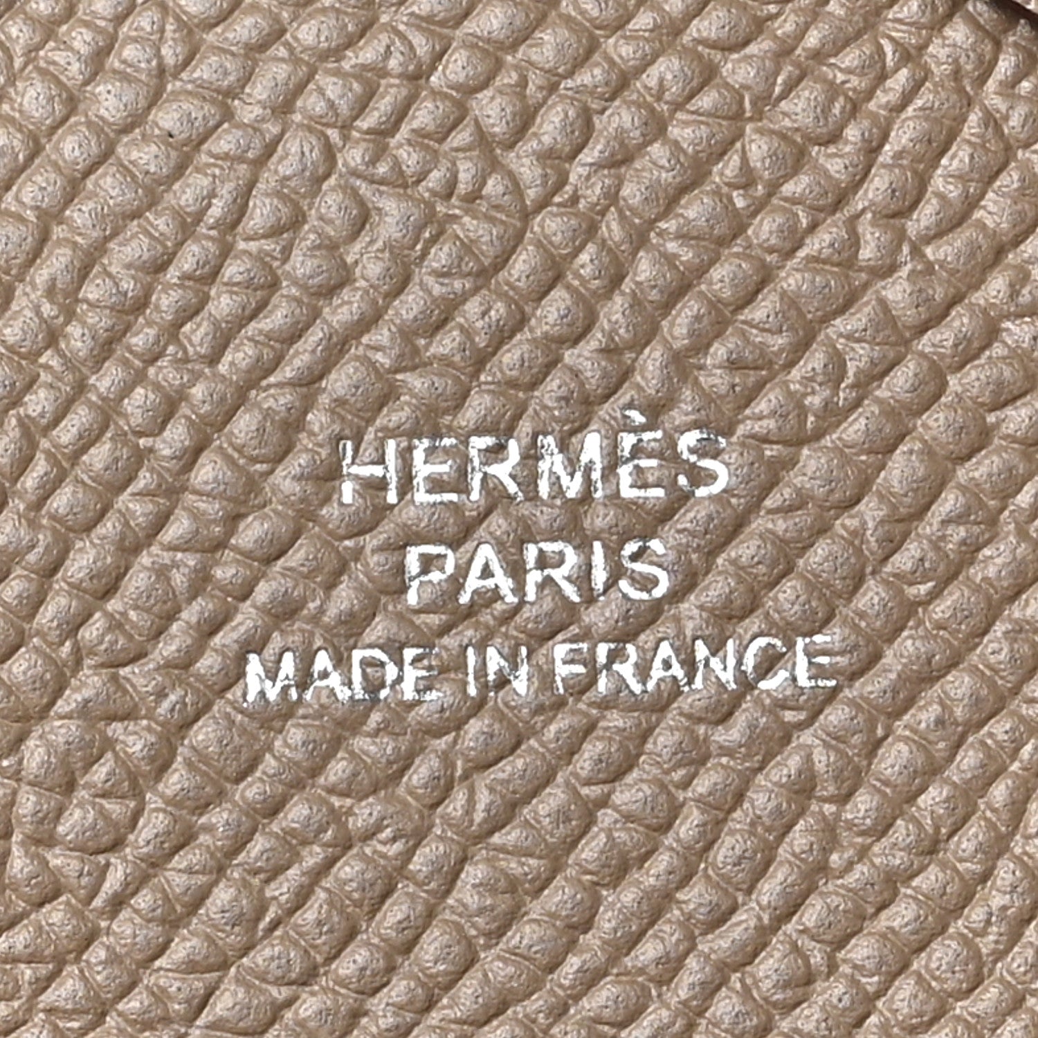 Hermes Epsom Calvi Duo Card Case Etoupe 6 of 6