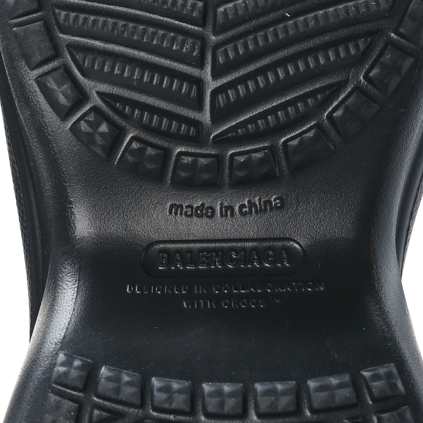 X CROCS Rubber Womens Rain Boots 37 Black
