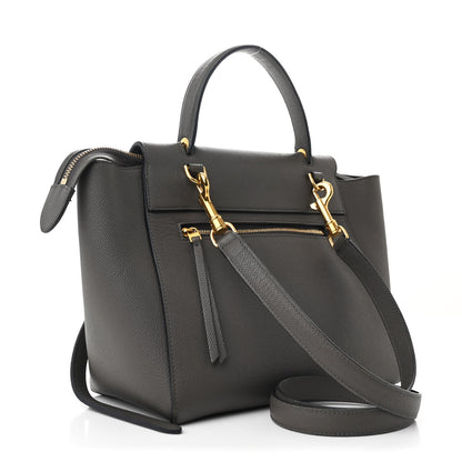 Celine Baby Grained Calfskin Micro Belt Bag Grey 3 of 11