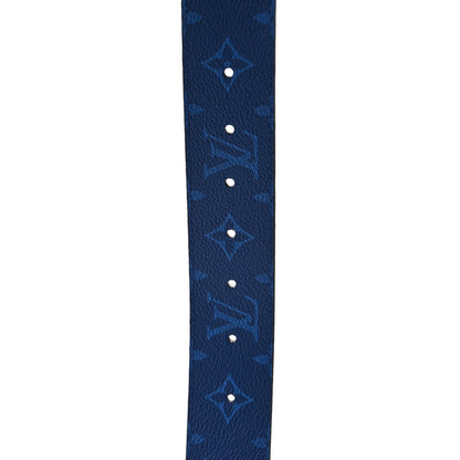 Louis Vuitton Monogram 40mm Reverso Belt 100 40 Pacific Blue 9 of 10