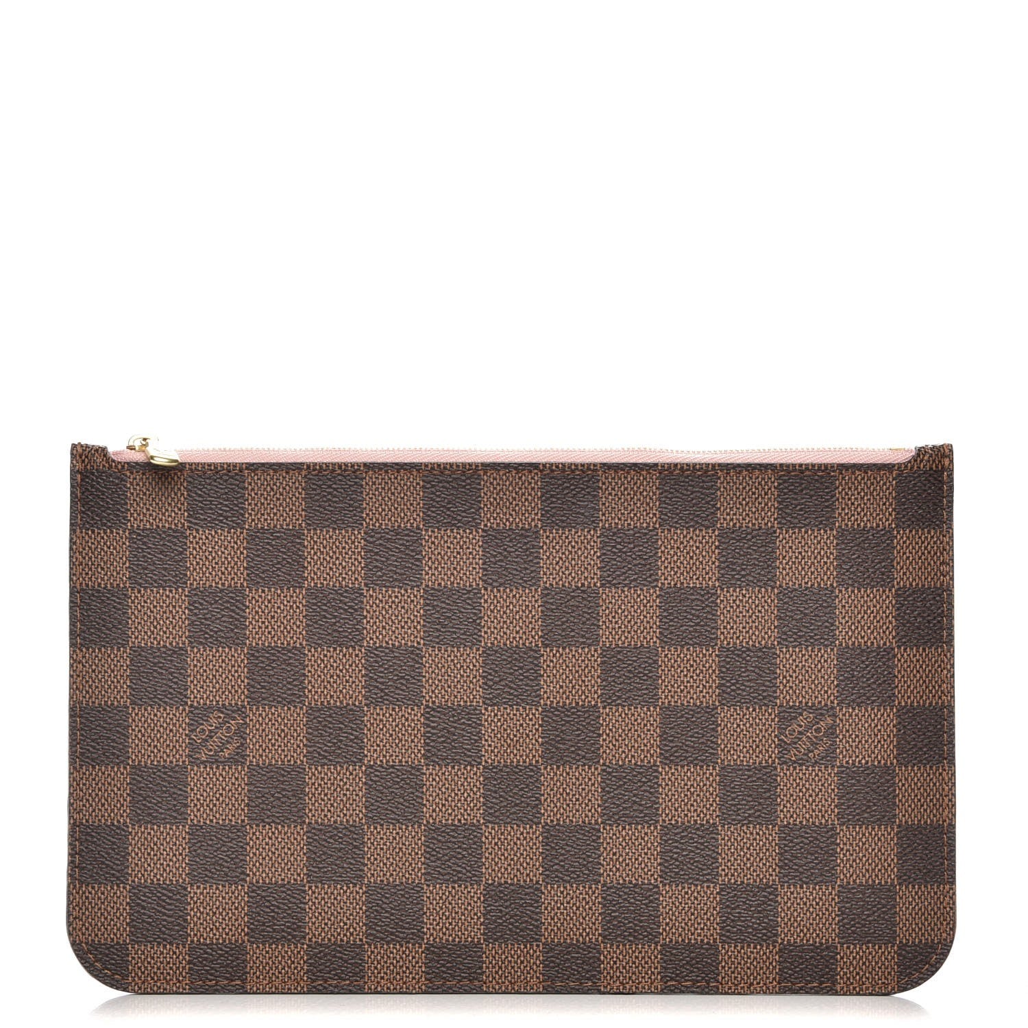 Louis Vuitton Damier Ebene Neverfull MM GM Pochette Rose Ballerine 1 of 6
