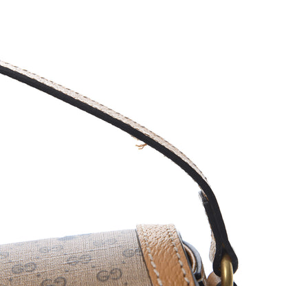 Gucci X DISNEY Mini Vintage GG Supreme Monogram Mickey Mouse Small Flap Messenger Bag Beige Vintage Sun Oil 12 of 13