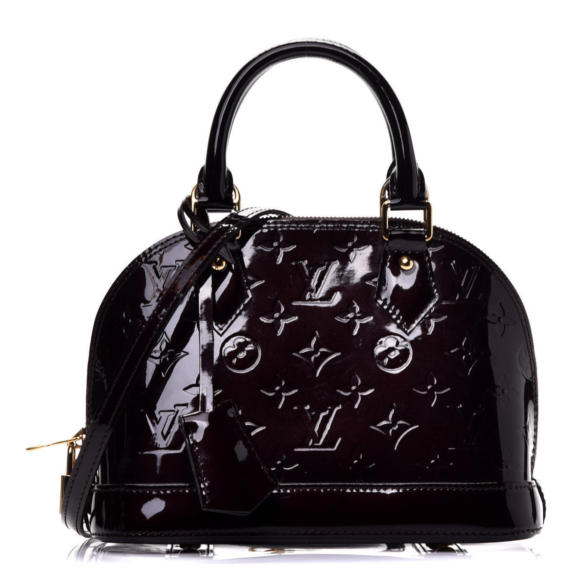Louis Vuitton Vernis Alma BB Amarante 1 of 10