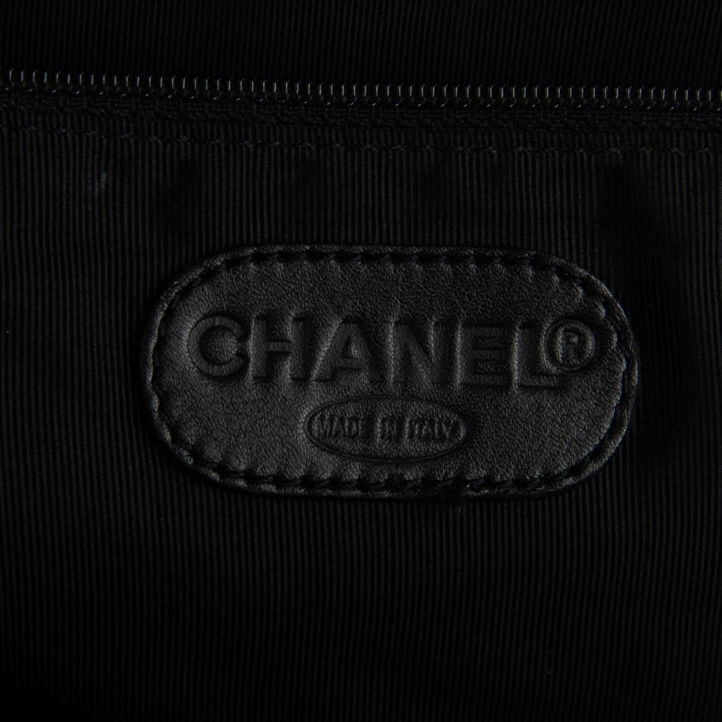 Leather Contrast Stitch Surpique Bowler Black