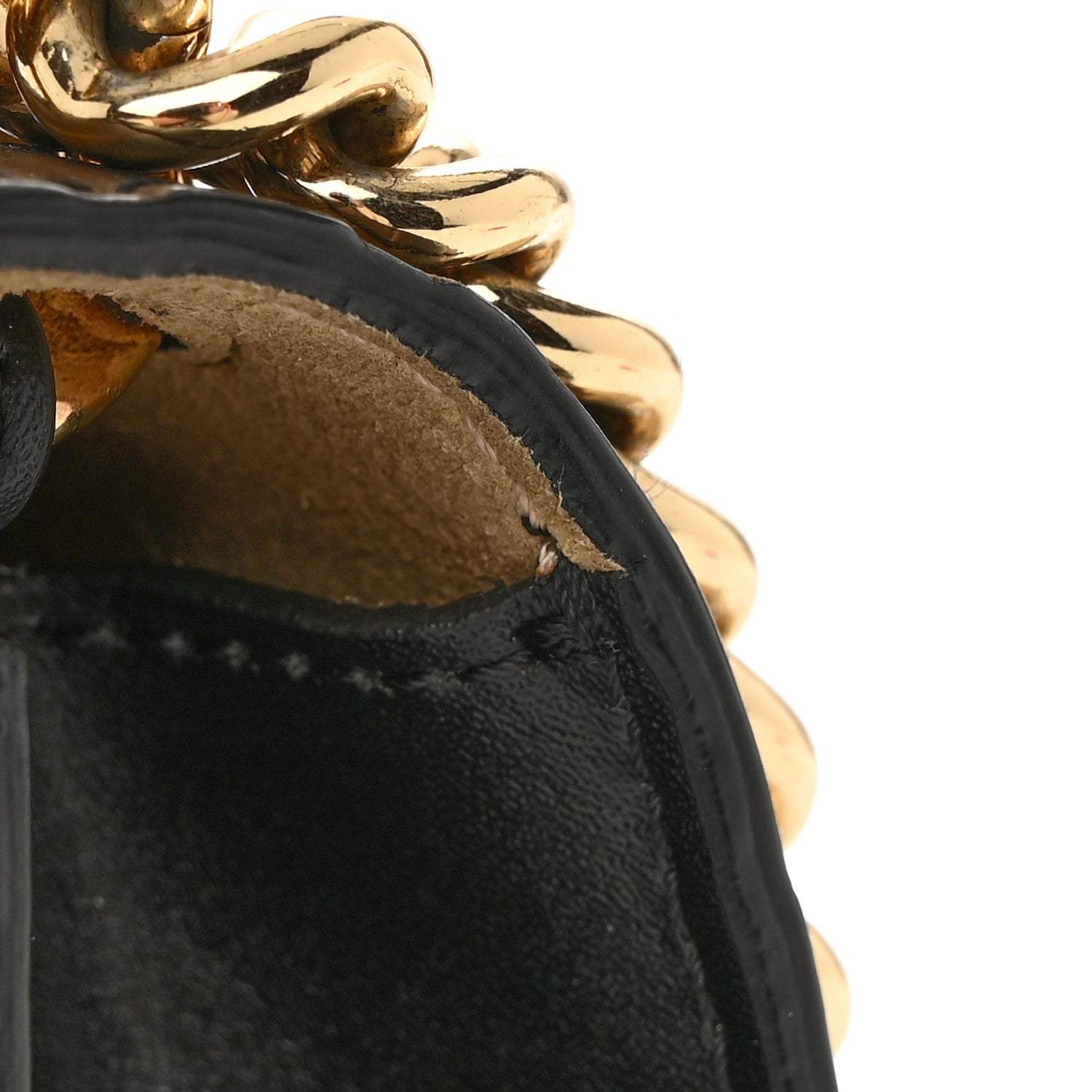 Fendi Vitello Liberty Bi-Color FF 1974 Embossed Small Kan U Shoulder Bag Maya Black 14 of 14