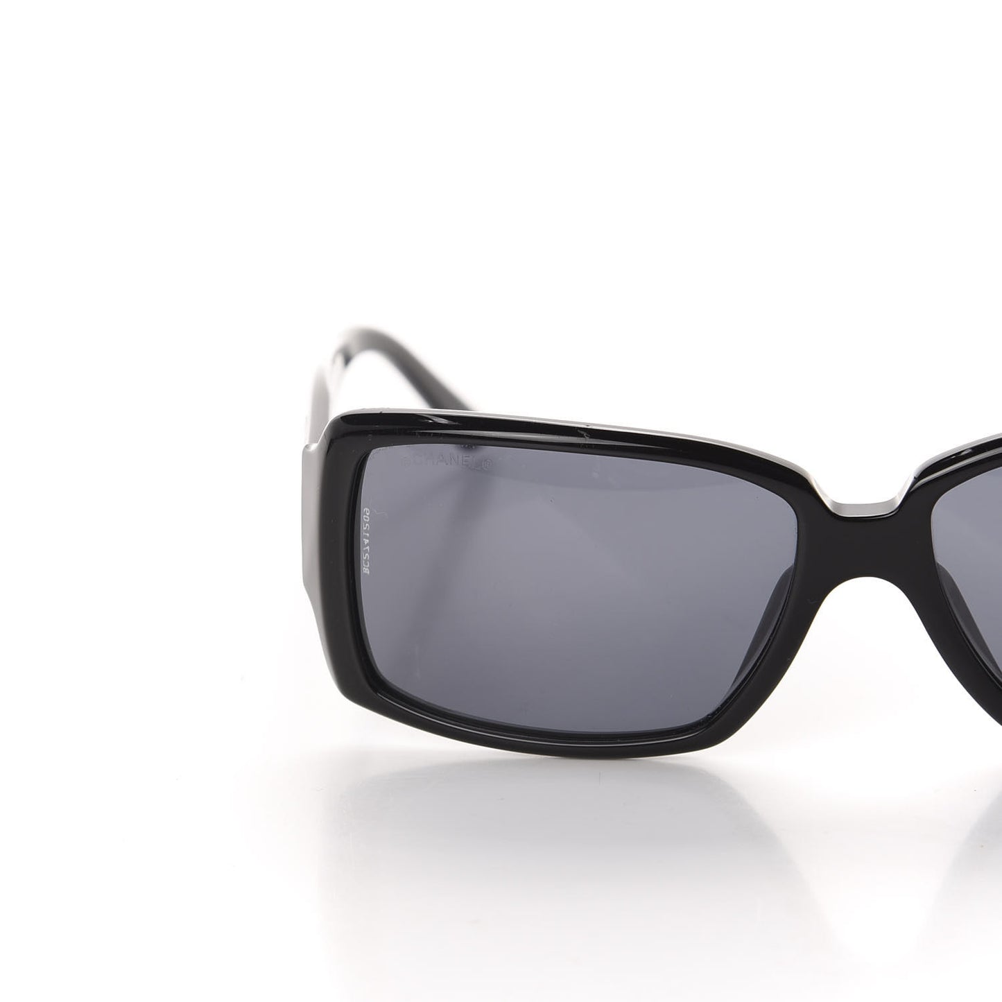 Crystal Baguette CC Sunglasses 5114-B Black
