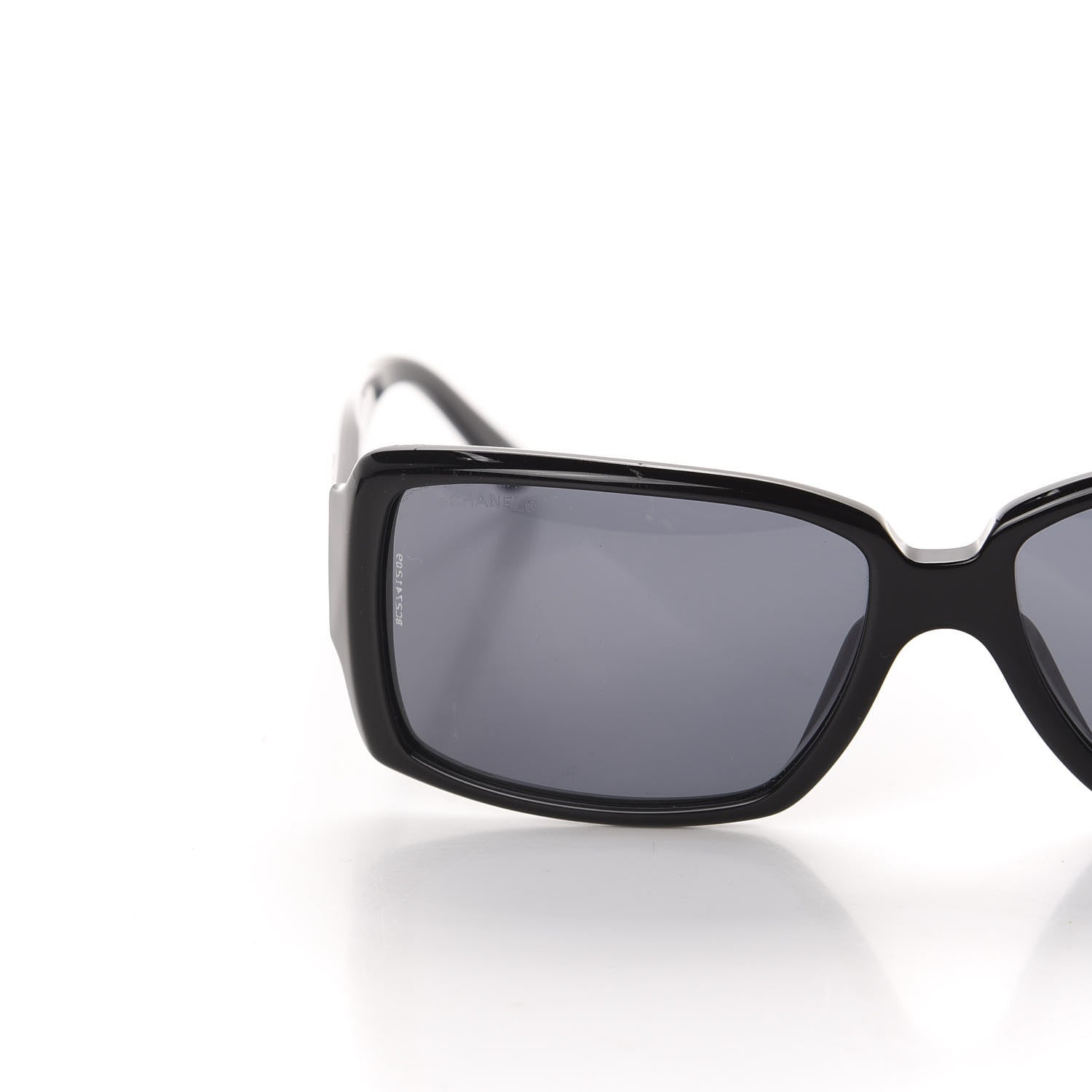 Chanel Crystal Baguette CC Sunglasses 5114-B Black 7 of 8