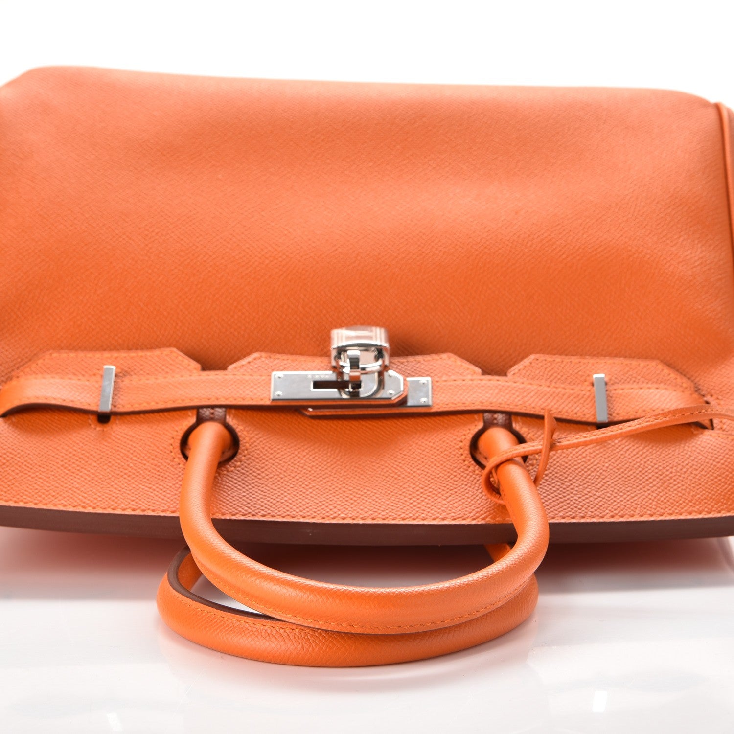 Hermes Epsom Birkin 30 Orange 31 of 36
