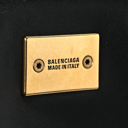 Balenciaga Natural Smooth Calfskin Small Rodeo Top Handle Handbag Black 7 of 10