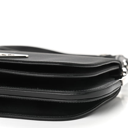 Prada Tessuto Vitello Medium Margit Shoulder Bag Black 9 of 11