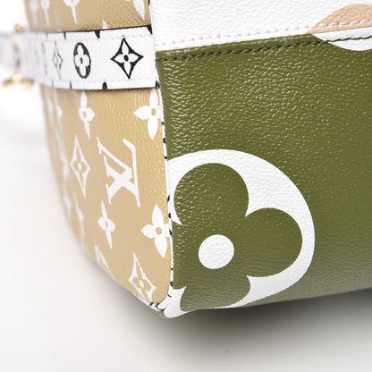 Louis Vuitton Monogram Giant Speedy Bandouliere 30 Kaki Beige 10 of 12