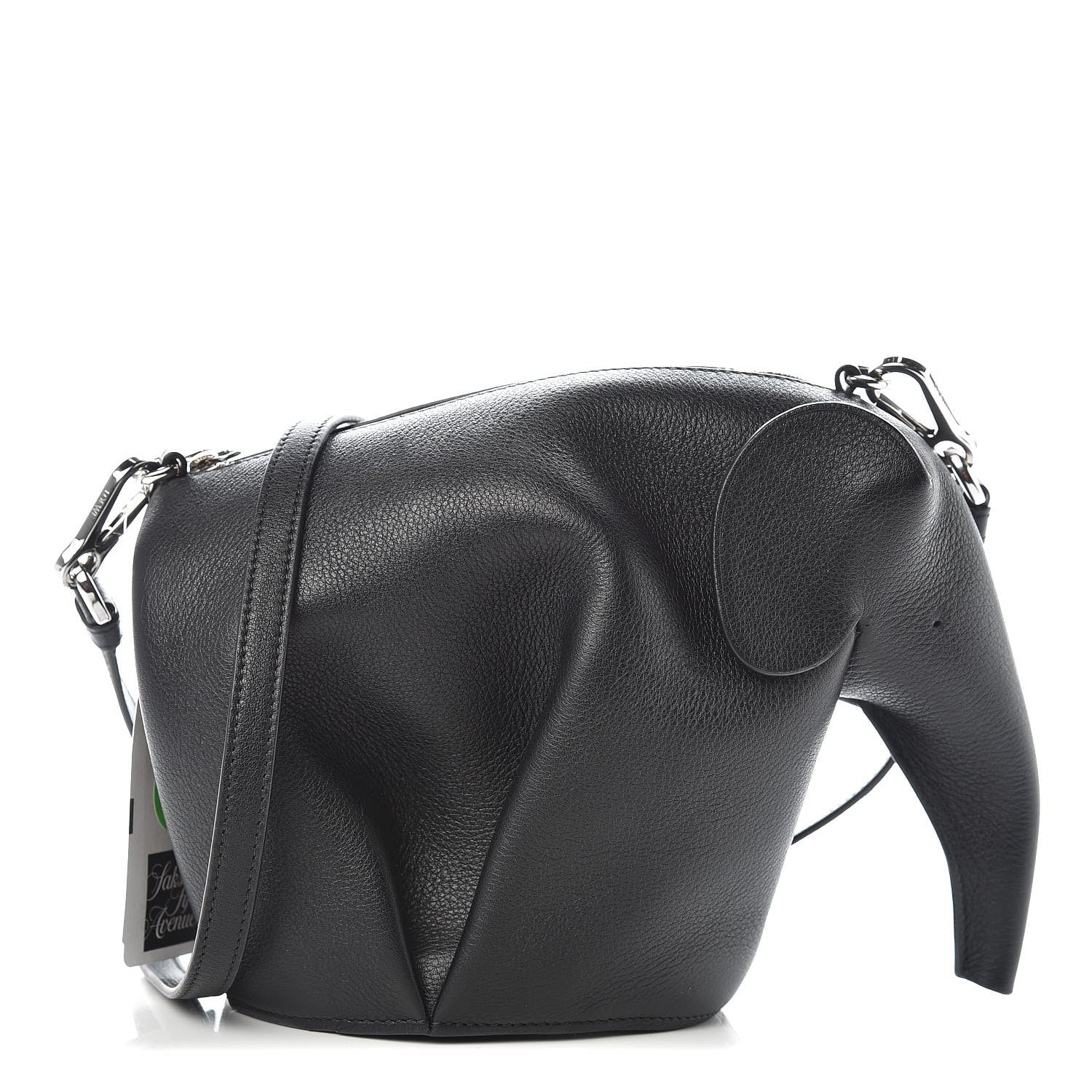 Loewe Calfskin Mini Elephant Crossbody Bag Black 1 of 7