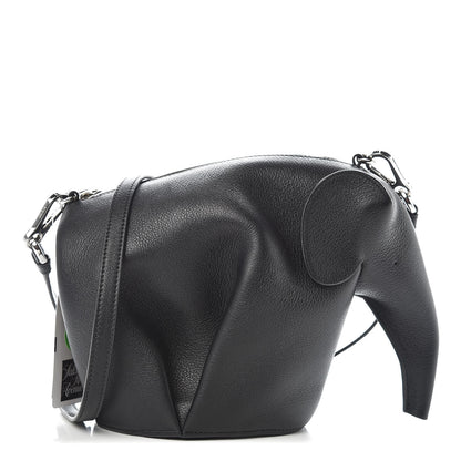 Loewe Calfskin Mini Elephant Crossbody Bag Black 1 of 7