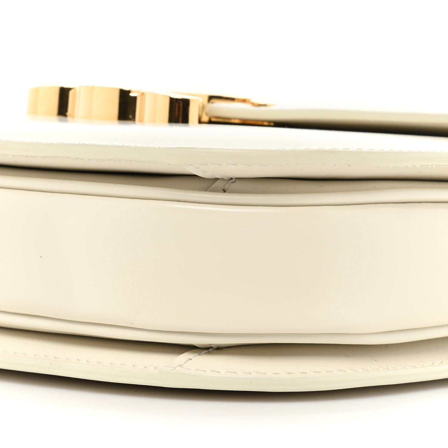 Celine Shiny Calfskin Teen Besace Chain Triomphe White 8 of 12
