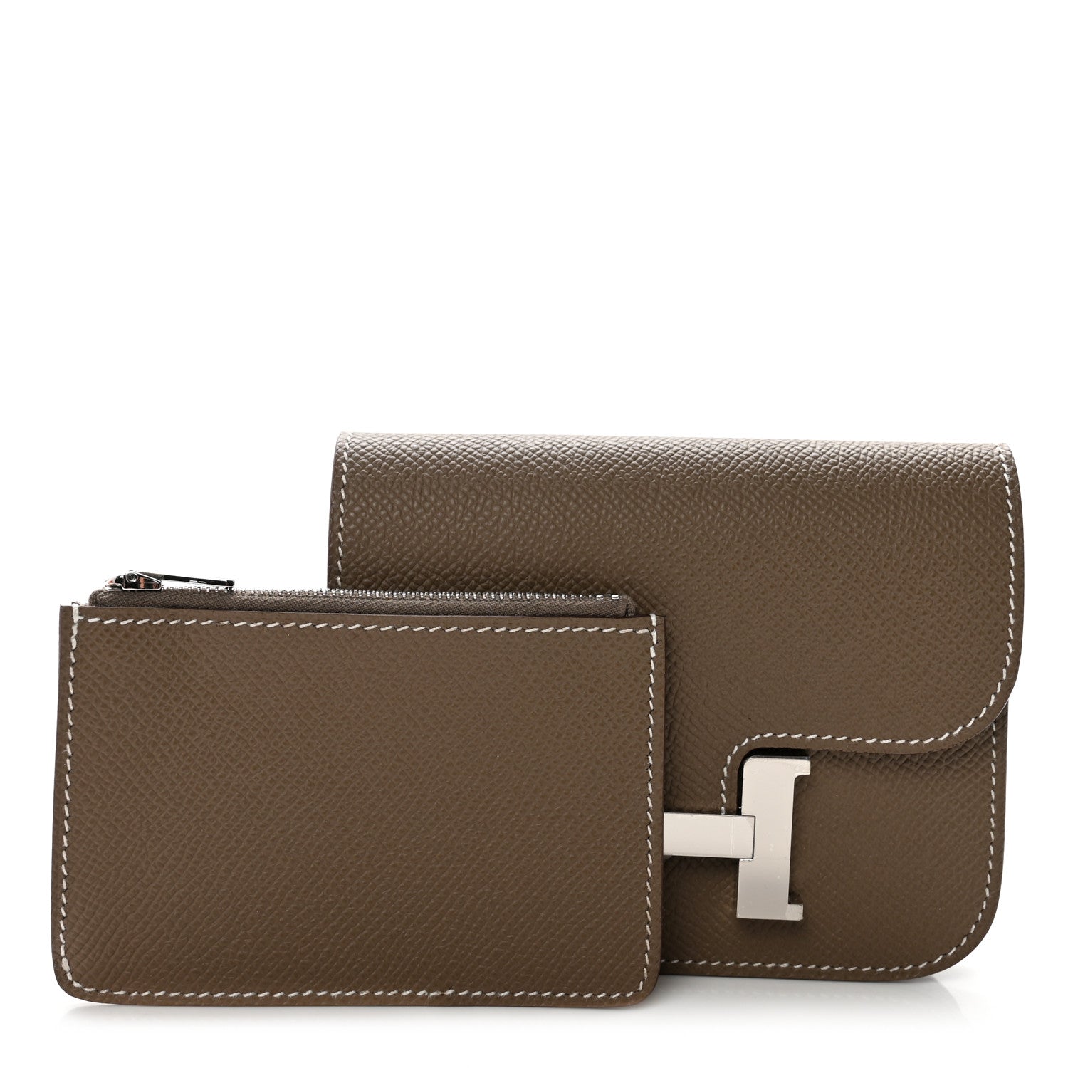 Hermes Epsom Constance Slim Wallet Etoupe 1 of 8