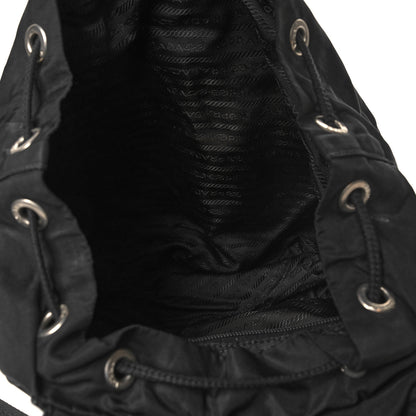 Prada Tessuto Nylon Saffiano Vela Backpack Black 5 of 11