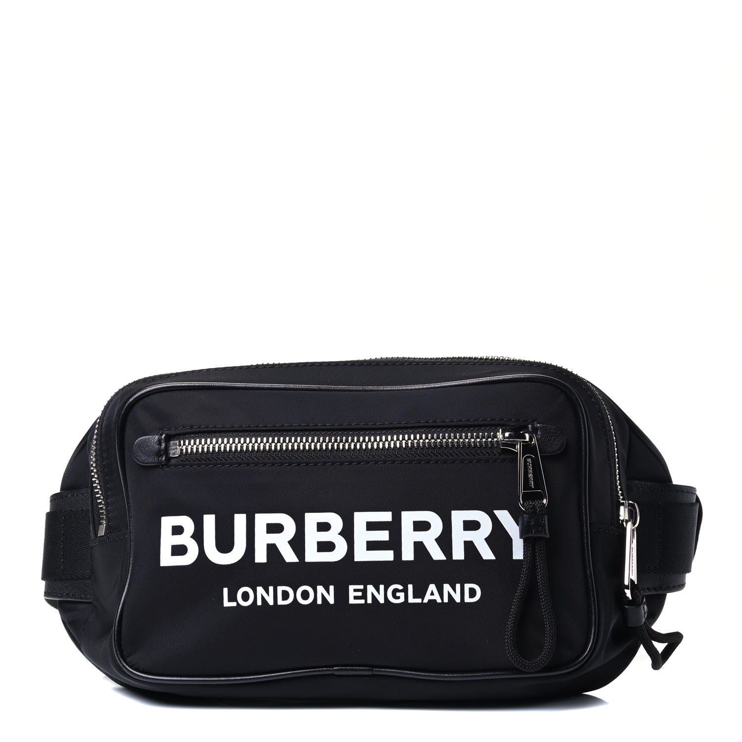 Burberry Econyl Logo Print Bum Bag Black 1 of 4