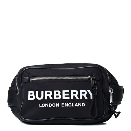 Burberry Econyl Logo Print Bum Bag Black 1 of 4