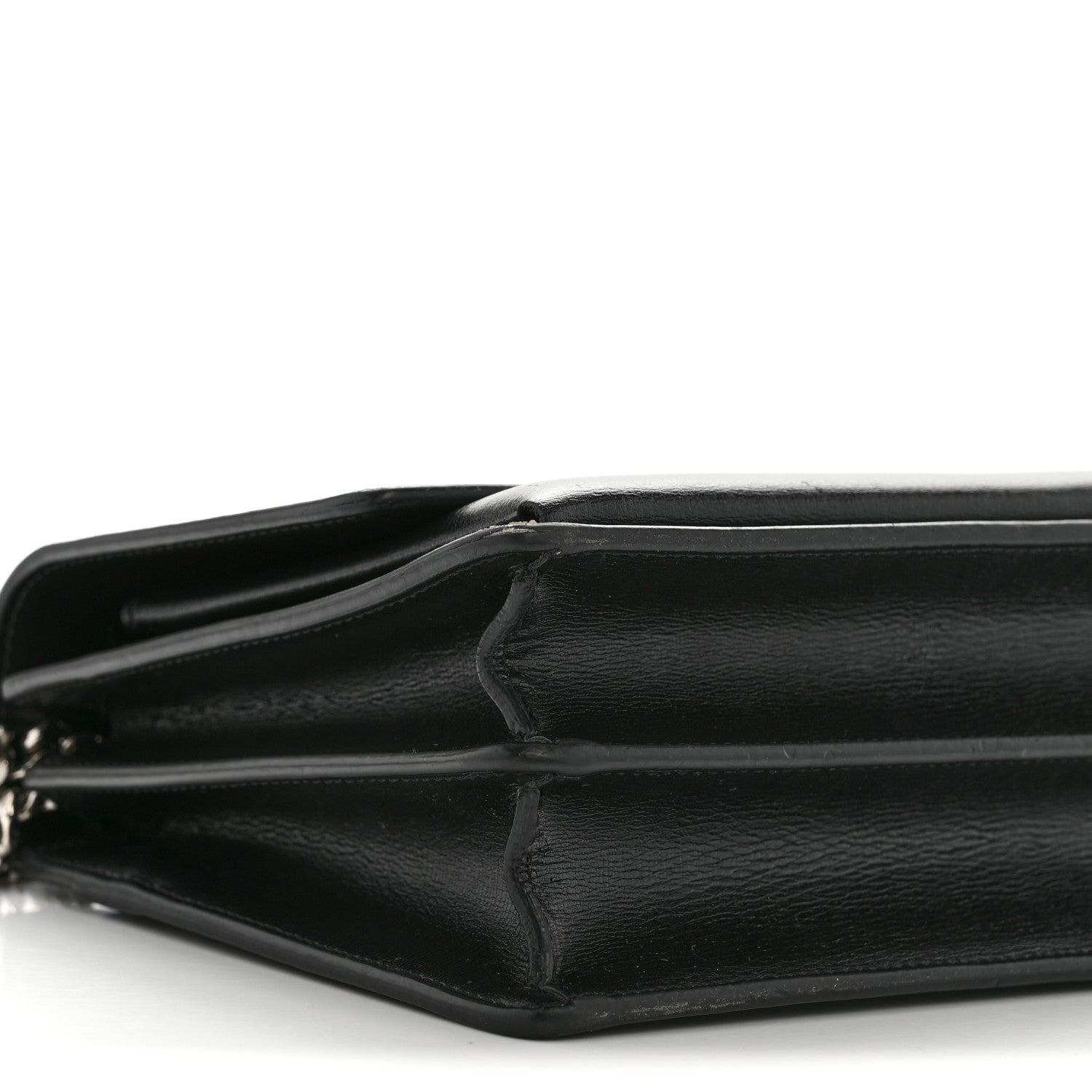 Saint Laurent Calfskin Medium Monogram Sunset Black 9 of 16