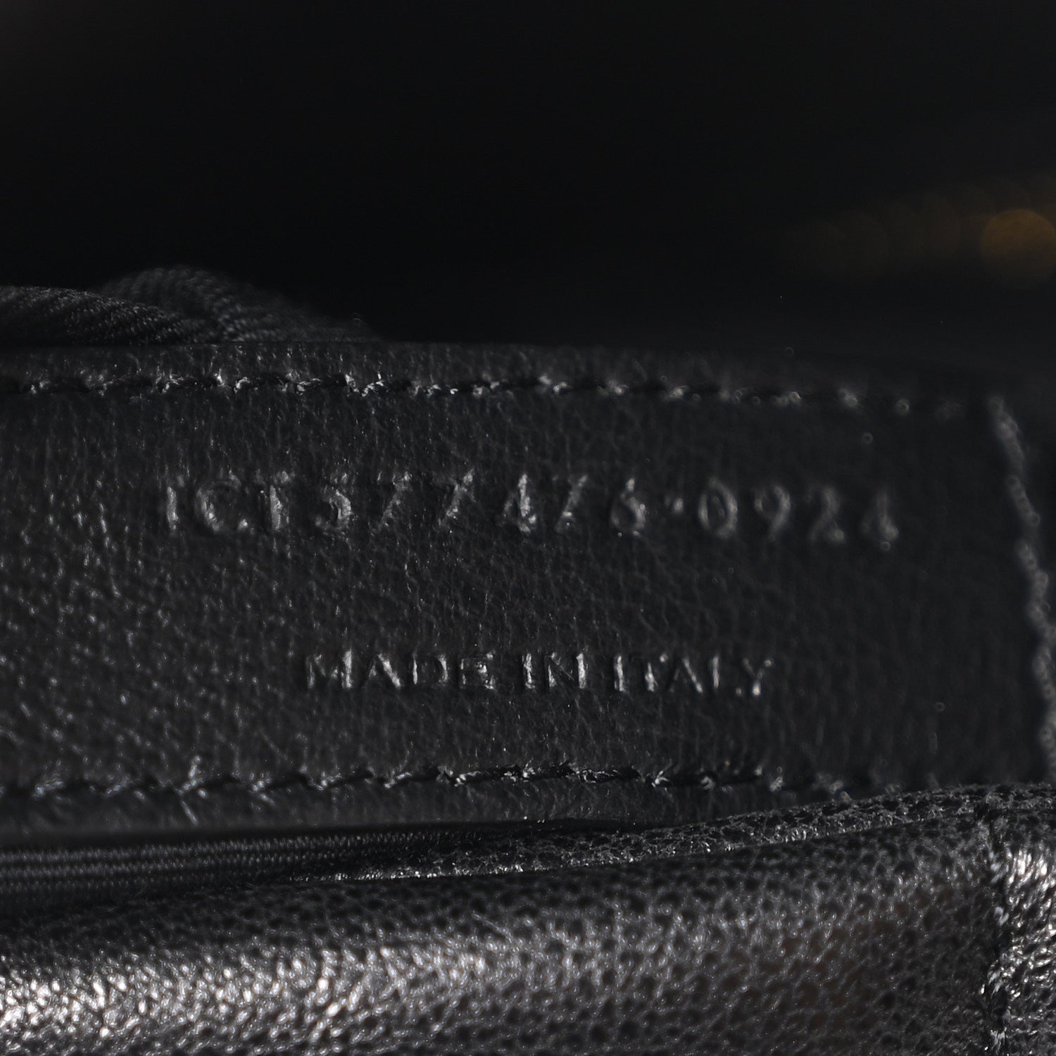 Saint Laurent Lambskin Quilted Small Loulou Puffer Monogram Chain Satchel Black 6 of 10