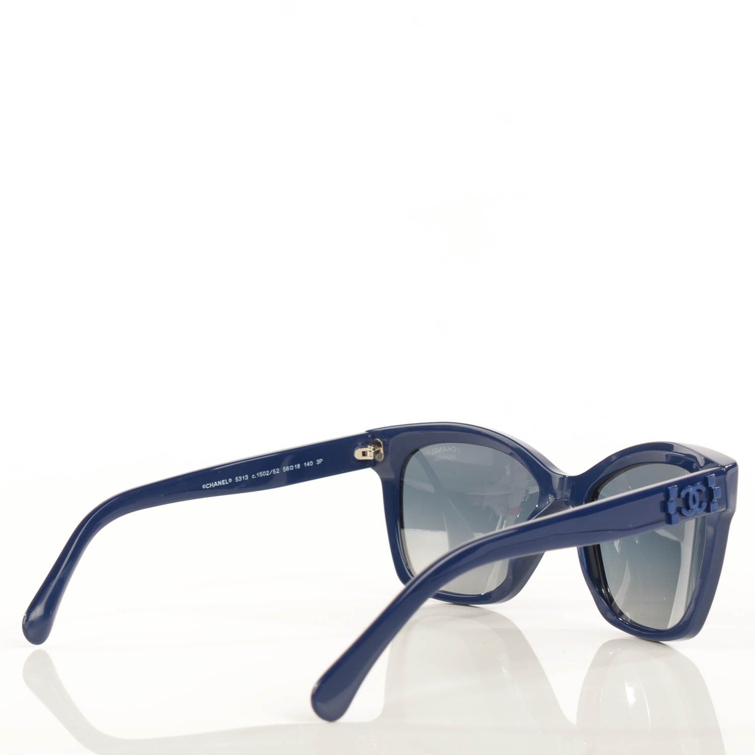Chanel CC Lego Polarized 5313 Sunglasses Blue 3 of 6