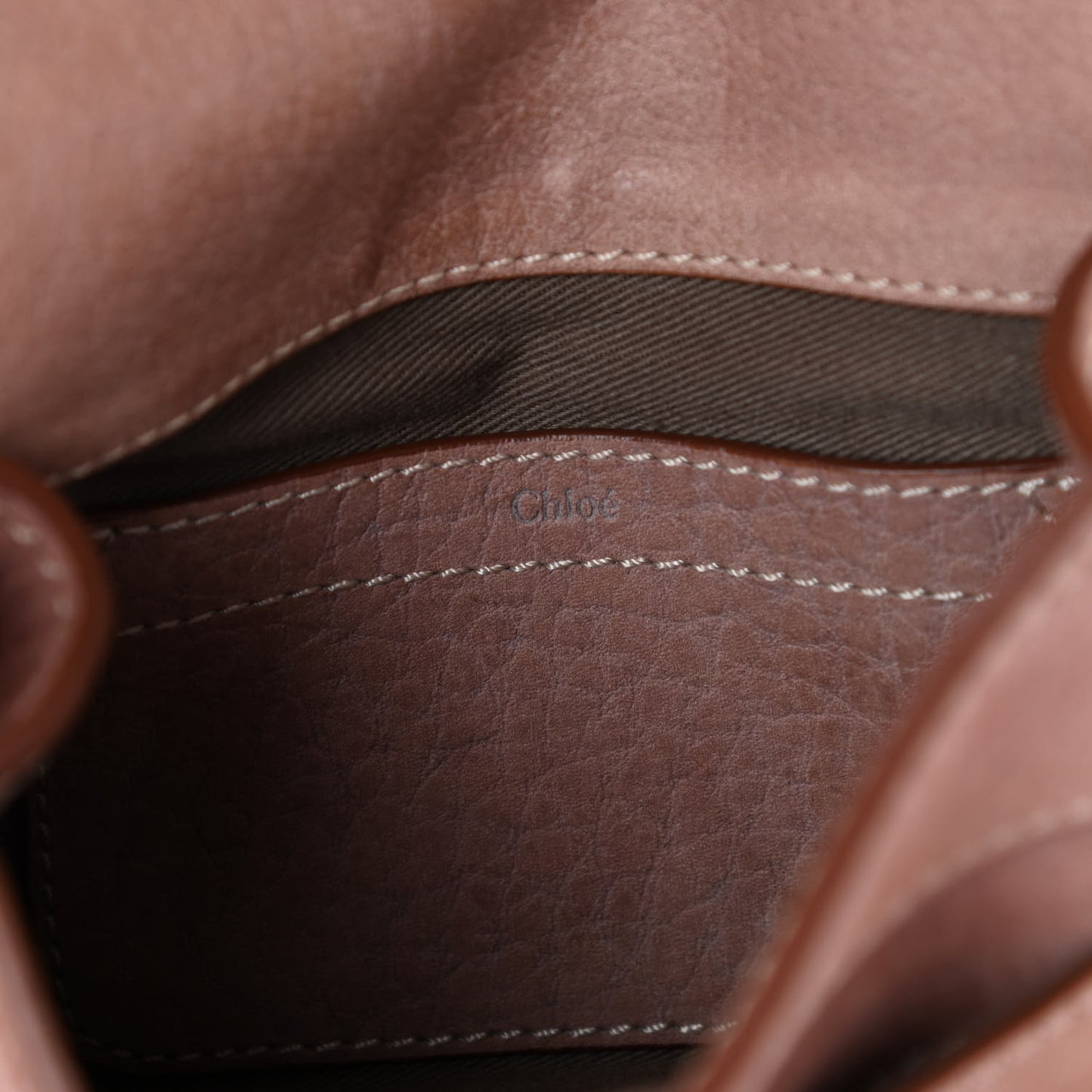 Nubuck Mini Marcie Round Crossbody Bag Nut