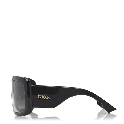 Christian Dior Acetate DiorSo Light 2 Shield Sunglasses Black 2 of 9