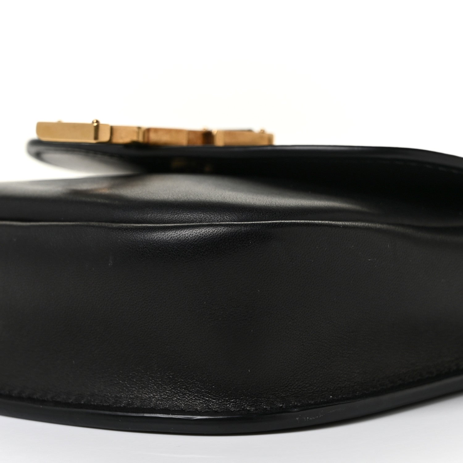 Saint Laurent Smooth Calfskin Mini Classic Monogram Kaia Satchel Black 8 of 9