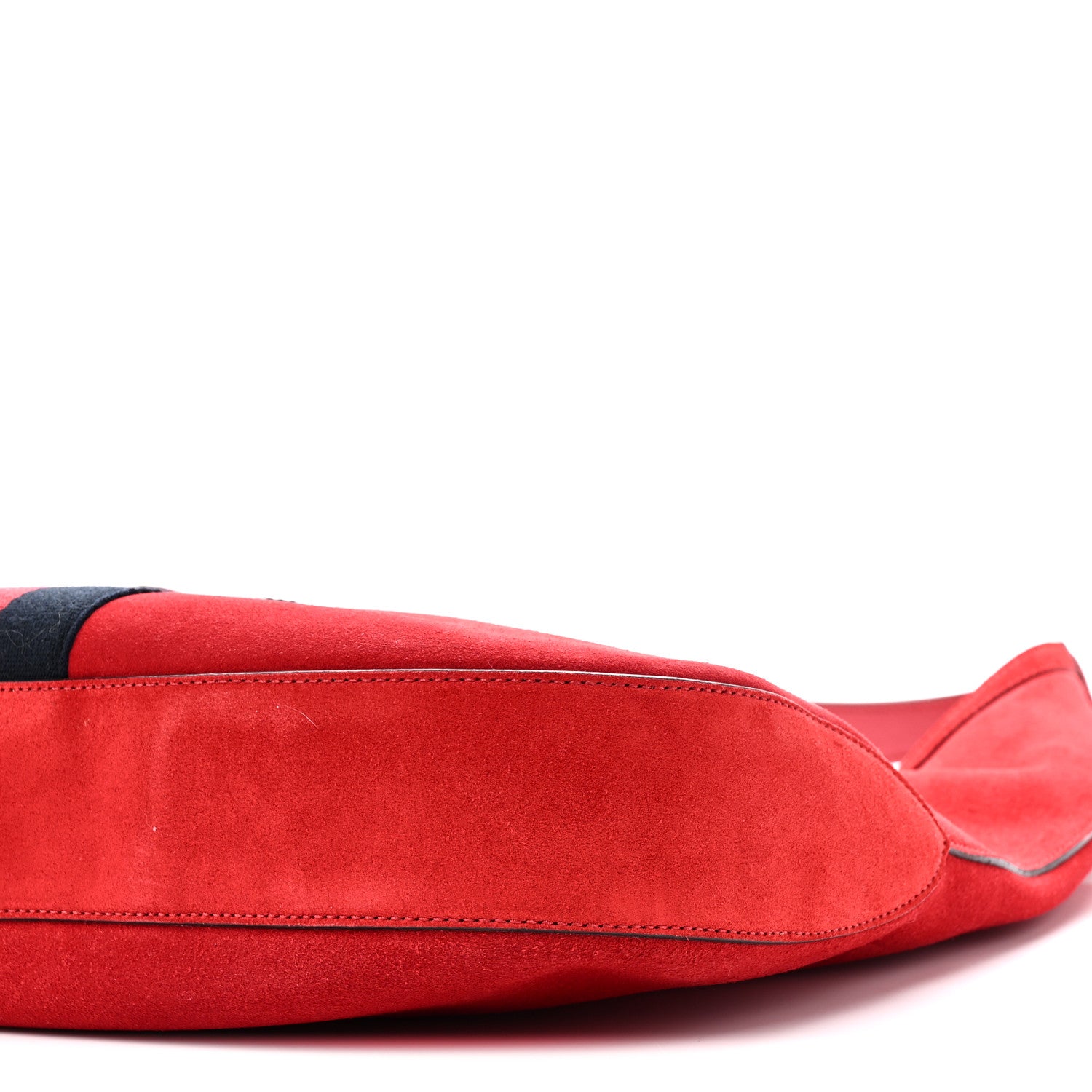 Gucci Soft Suede Web Large Jackie Hobo Red 11 of 11