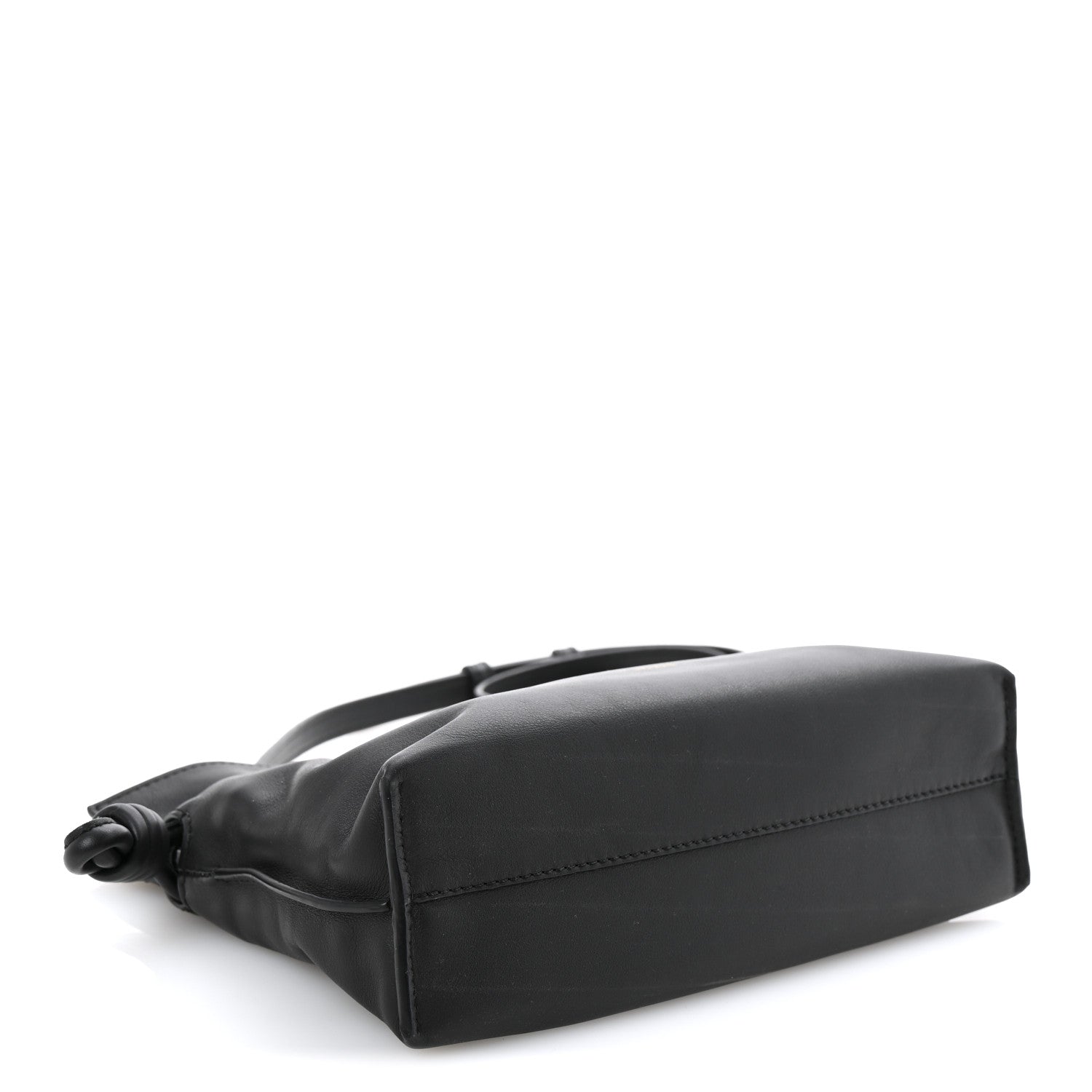 Loewe Calfskin Mini Flamenco Knot Clutch Black 4 of 10