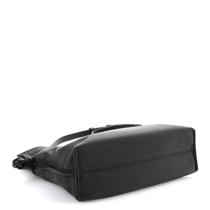 Loewe Calfskin Mini Flamenco Knot Clutch Black 4 of 10