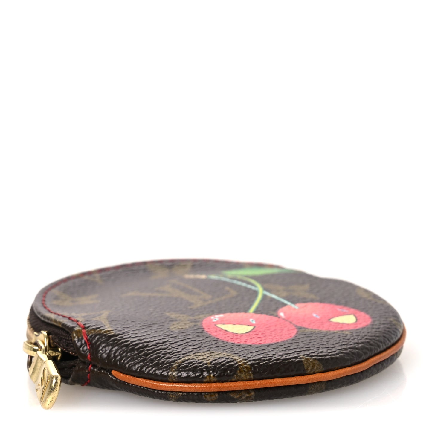 Monogram Cerises Round Coin Purse