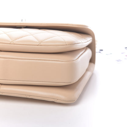 Chanel Lambskin Quilted Small Trendy CC Dual Handle Flap Bag Beige 12 of 14