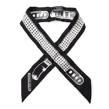 Hermes Silk Le Tresor De Medor Twilly Black White 1 of 3
