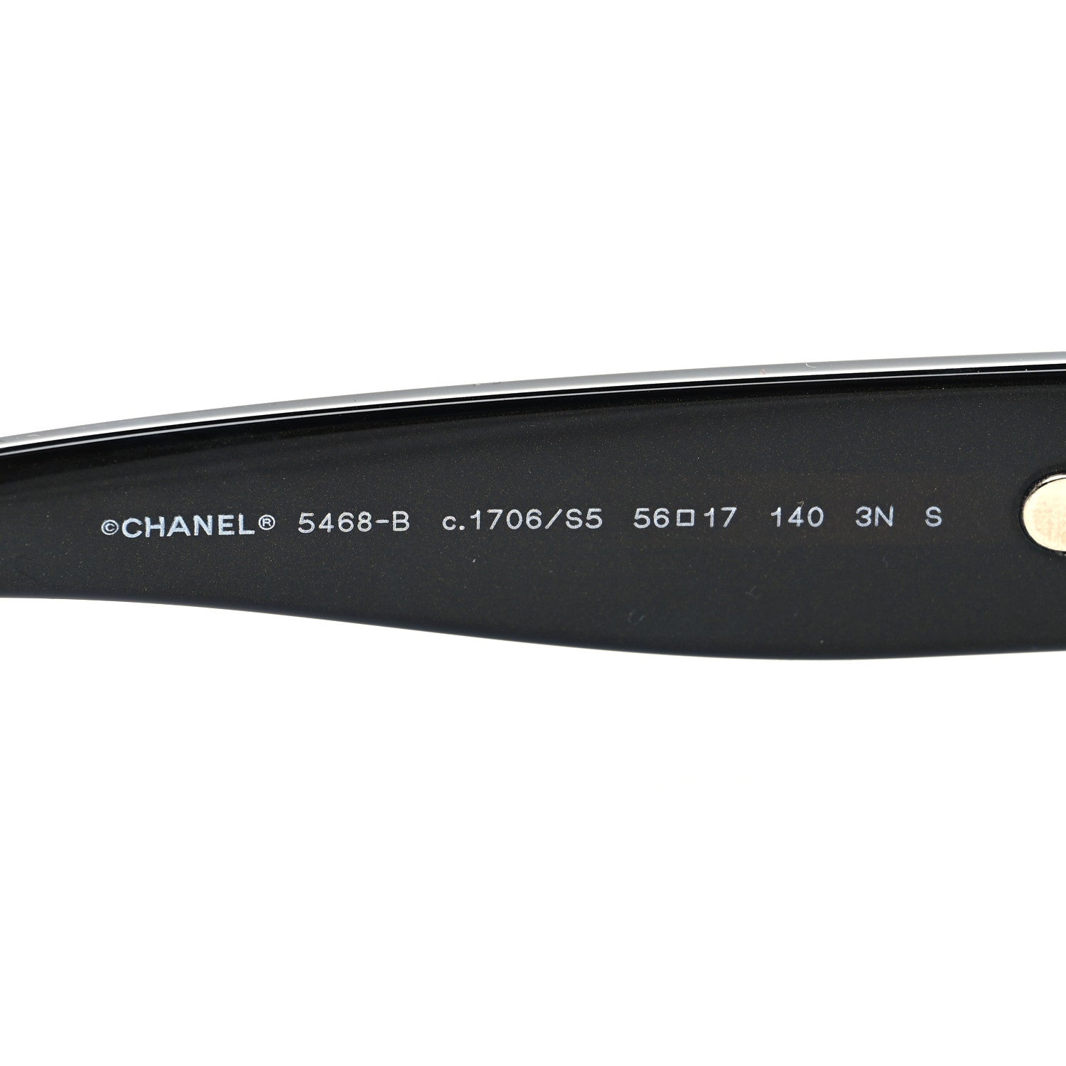 Chanel Acetate Crystal CC Rectangle Sunglasses 5468B Brown 5 of 8