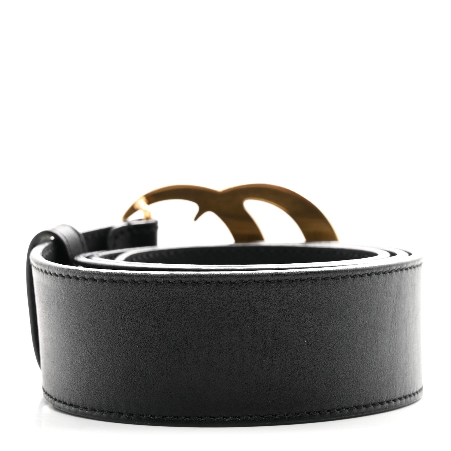 Gucci Calfskin Double G 40mm Belt 75 30 Black 2 of 5