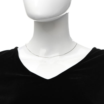 Cartier 18K White Gold Chain Necklace 2 of 6