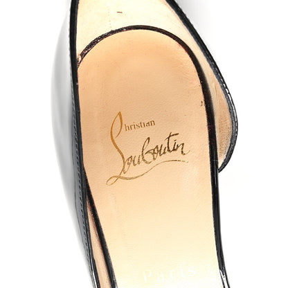 Christian Louboutin Patent Iriza 100 Pumps 38.5 Black 6 of 10