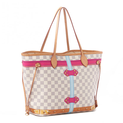 Louis Vuitton Damier Azur Summer Trunks Hawaii Neo Neverfull MM 3 of 9