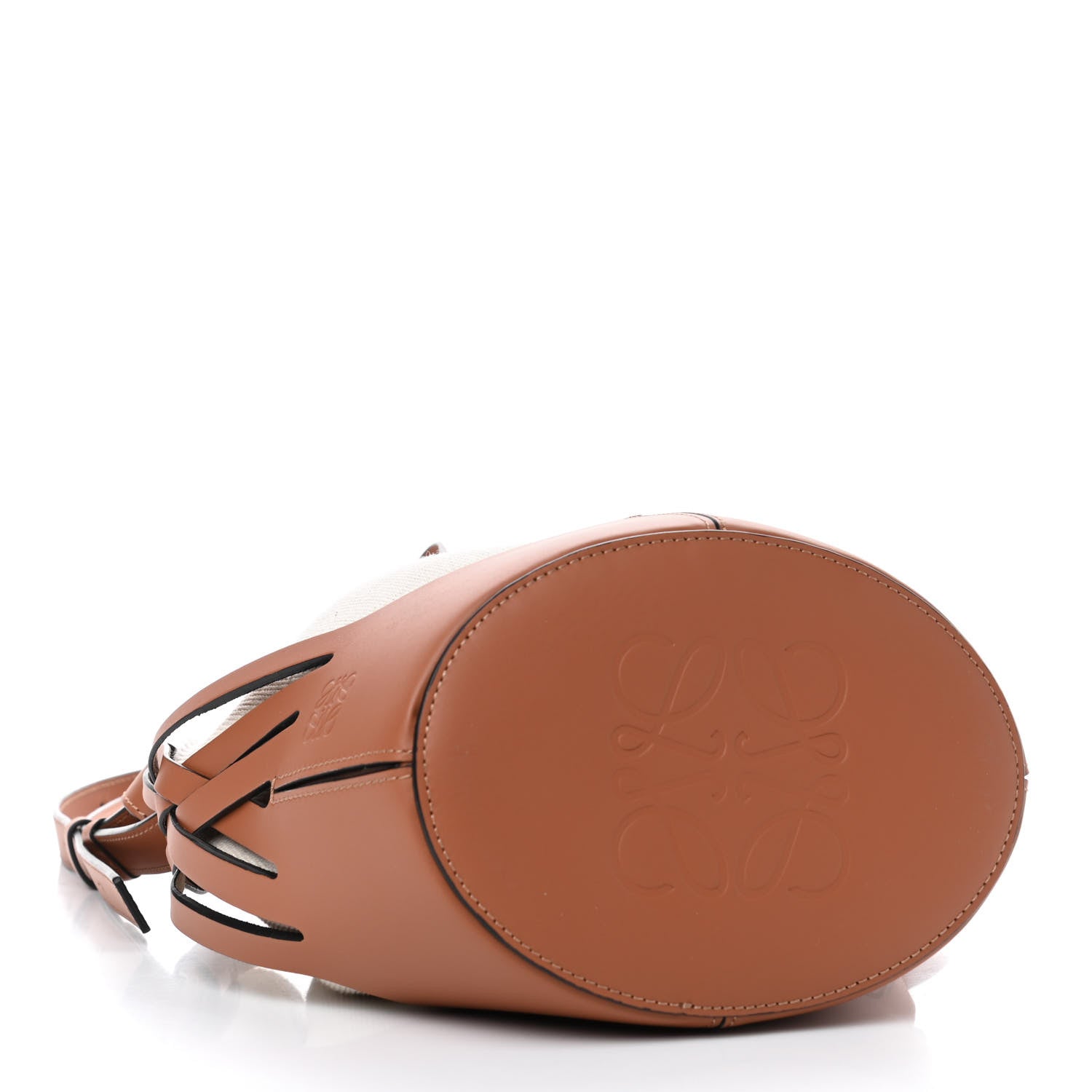Loewe Canvas Calfskin Small Balloon Bag Ecru Tan 3 of 4