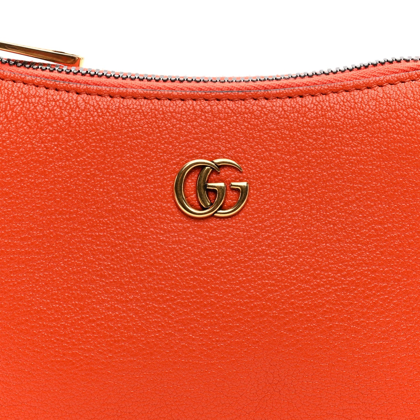 Goatskin Mini Aphrodite Shoulder Bag Orange