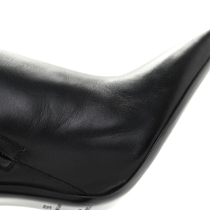 Saint Laurent Calfskin Opyum Ankle Boots 35 Black 9 of 13