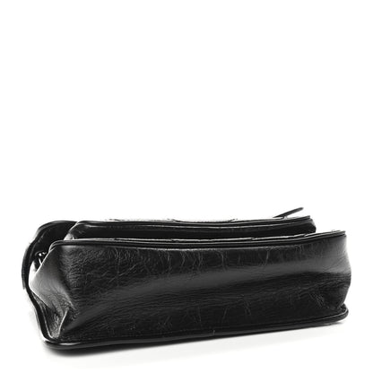 Saint Laurent Crinkled Calfskin Matelasse Monogram Medium Niki Chain Satchel Black 4 of 9