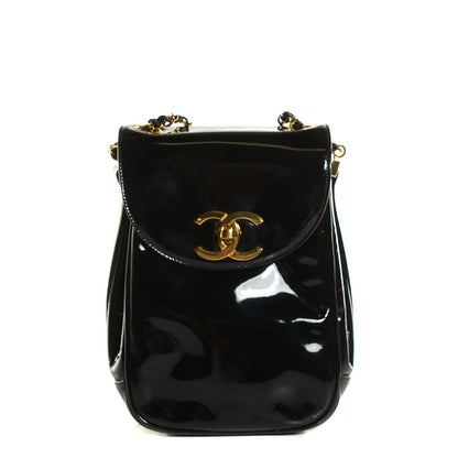 Chanel Patent Mini Flap Black 1 of 8