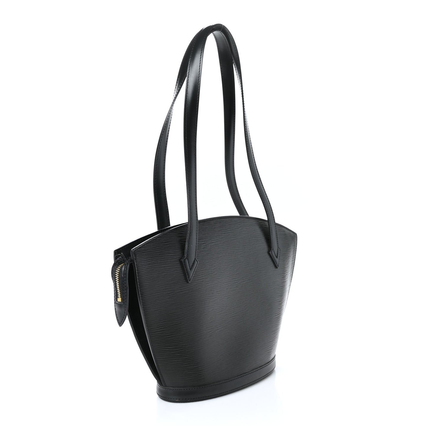 Epi Saint Jacques PM Long Straps Black